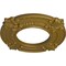 Ekena Millwork Benson Ceiling Medallion (Fits Canopies up to 4 1/8"), Hand-Painted Gold, 9"OD x 4 1/8"ID x 5/8"P CM09BNGLS - alternate 5